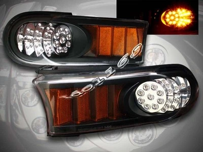 07-14 TOYOTA FJ CRUISER NEGRO LED PARACHOQUES LUCES DE SEÑAL DE ESQUINA + REFLECTOR ÁMBAR Foto 1 de 2