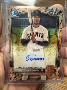 Bowman Chrome Josuar Gonazlez 2025 primer refractor de palomitas de maíz automático #5/5 paquete de bocadillos - Imagen 1 de 5