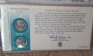 United States Mint Uncirculated State Quarters First Day Mintage Kentucky - Picture 1 of 2