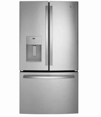 GE 36" Stainless French Door 25.6 Cu. Ft. Refrigerator - GFE26JYMFS - Image 1 of 4