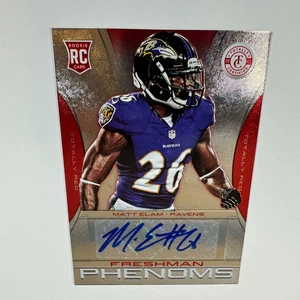 2013 Panini Totally Certified MATT ELAM Freshman Phenoms Red Autograph #d /99 - Picture 1 of 4