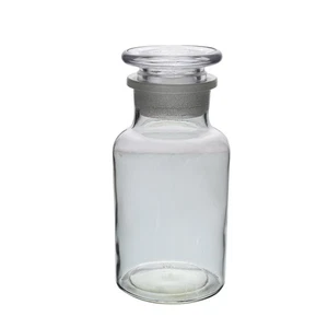 Bottiglia farmacia 250 ml vetro trasparente olio lozione essenza reggente contenitore barattolo coperchio - Foto 1 di 3