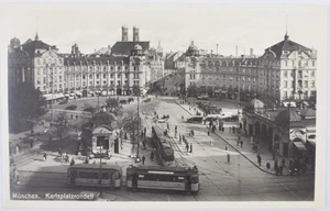 Ansichtskarte München Karlsplatzrondell ungelaufen Postkarte 20er Jahre Bayern - Bild 1 von 2