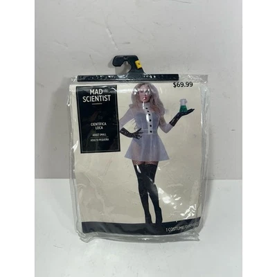 Fantasia feminina sexy cientista louca Halloween tamanho P - Imagem 1 de 4