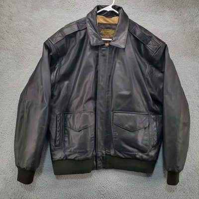 Vintage US Army Air Force Type A-2 Flyers Leather Jacket Mens Large Tall *READ - Image 1 of 4