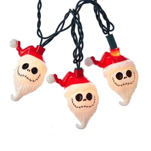 Disney Nightmare Before Christmas Jack Skellington Light String Set of 10 DN9175 - Picture 1 of 5