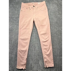 Pantalones de mezclilla informales Rag & Bone con cremallera para mujer talla 28 rosa - Imagen 1 de 11