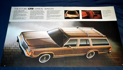 Ford LTD 1982 Country Squire Wagon anuncio original concesionario anuncio impreso 82 Foto 1 de 3