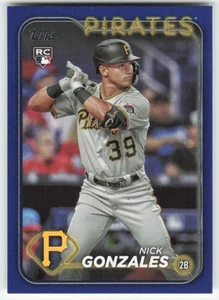 Topps #168 Nick Gonzales 2024 azul real - Imagen 1 de 2