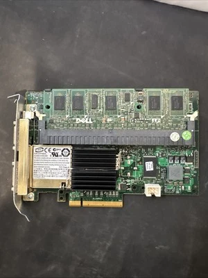 DELL PERC 6/E 3Gb/s PCI-E x8 SAS RAID Controll - Image 1 of 4