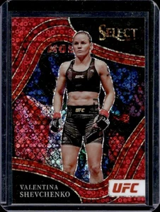 2022 Select UFC Valentina Shevchenko Red Disco Prizms Octagonside #/99 - Picture 1 of 2