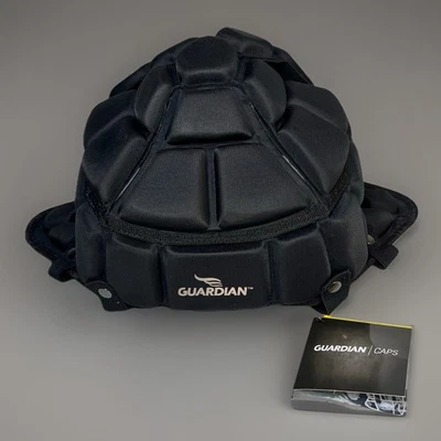 GUARDIAN SPORTS Guardian Cap - Soft-Shell Helmet Cover for Football and Lacrosse, Black