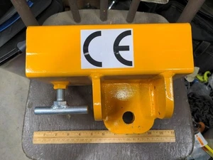Single Fork Lifting Hook Point Picker Lift Forklift Eye with lock 2500 lbs. - Picture 1 of 4