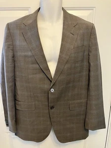 Valentino Men's 100% Wool 2 Button Suit Gray Plaid • Italy • 40R | 32x29 - Picture 1 of 15
