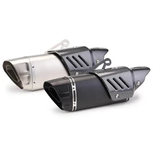 Universal Escape Moto Motorcross Exhaust Motorcycle Pipe Muffler - Picture 1 of 29