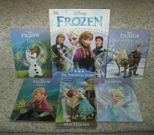 Lot of 6 Disney Frozen Books Olaf Anna Elsa Kristoff Sven Guide Board Hardcover - Picture 1 of 8