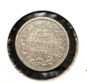 Finlandia 1875 25 pennia KM 6,2 in perfette condizioni+ - Foto 1 di 2
