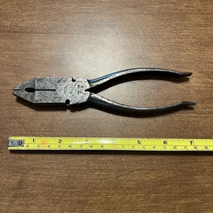 Utica 708 Lineman Pliers 7” Long Vintage - Picture 1 of 8