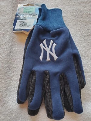 MLB New York Yankees Baseball Sport Utility Gloves WinCraft! New - Image 1 of 4