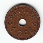 ÎLES FÉROES Danemark 1 minerai 1941 KM1 Br 1 an type Londres HAUTE QUALITÉ - TRÈS RARE