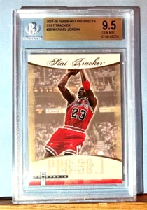 2007-08 FLEER HOT PROSPECTS STAT TRACKER MICHAEL JORDAN #ST-26 BGS GEM MINT 9.5 - Picture 1 of 1