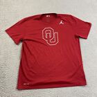 Nike Oklahoma University Dri-Fit chemise homme grande rouge graphique manches courtes