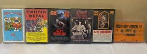 6 Rock N' Roll (Ozzy Osbourne, Twisted Metal, Helloween) Cassette Tape Bundle - Picture 1 of 3