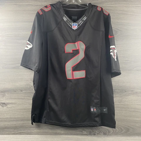Nike Black Red NFL Atlanta Falcons Matt Ryan #2 Jersey Mens Size L Cover