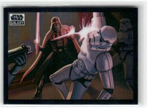 Stormtroopers Swarm Darth Vader Starwars Topps Chrome Galaxy 2022 Base Card #58 - Picture 1 of 2