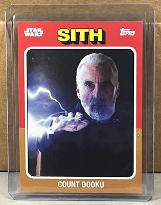 2024 TOPPS Throwback Thursday Star Wars #39 COUNT DOOKU Bronze Parallel 1/10 - Image 1 of 3