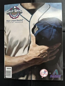 2001 World Series Official Program New York Yankees vs Arizona Diamondbacks MLB - Picture 1 of 7
