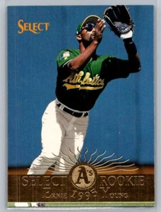 1995 Select Rookie RC #195 Ernie Young Oakland Athletics Baseball Card - Picture 1 of 2
