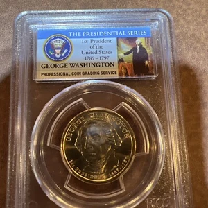 2007 D George Washington Presidential Dollar PCGS MS 65 FDOI Position B - Picture 1 of 2