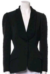 Thierry Mugler Vintage Black Blazer - Picture 1 of 15