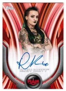 2020 TOPPS WWE WOMEN'S DIVISION RUBY RIOTT A-RB AUTOGRAPH AUTO ORANGE /50 - Picture 1 of 2