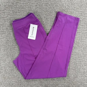 Athleta Hose 6 Fuchsia lila Wien schmale Hose konischer Reißverschluss Taschen neu mit Etikett Damen - Bild 1 von 17