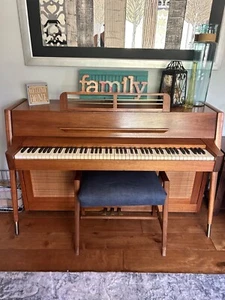 Baldwin Acrosonic Scandinavian Piano Walnut Mid Century Modern - Picture 1 of 4