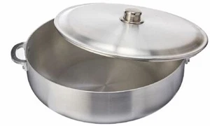 Aluminum Kitchen Caldero Pot With Lid 4.6 Quart, Silver - Bild 1 von 3