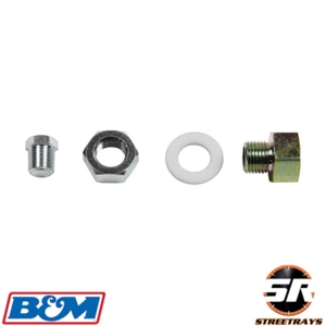 B&M 80250 Hi-Tek Universal Transmission Pan Drain Plug Kit - Picture 1 of 4