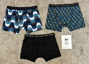 New Pair Of Thieves SUPER FIT Boxer Briefs 3-Pairs Size LARGE - Picture 1 of 9