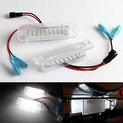 2x Luces de matrícula blancas 18-LED para Mercedes-Benz G550 Wagon W463 2009-2012 Foto 1 de 4