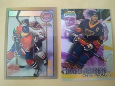 1998-99 O-Pee-Chee Chrome REFRACTOR 2 Card Lot