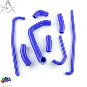Blue For Kawasaki Ninja ZX7R ZX750P 1996-2003 Silicone Radiator Coolant Hose - Picture 1 of 8