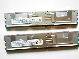 2-Samsung 2GB 2Rx4 PC2-5300F-555-11-EO Memorys - Picture 1 of 4