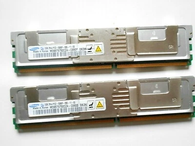 2-Samsung 2GB 2Rx4 PC2-5300F-555-11-EO Memorys - Image 1 of 4