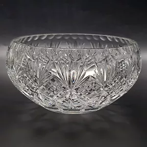Vintage Cut Glass Lead Crystal Bowl – Decorative Centerpiece, Collectible Dish - Picture 1 of 14