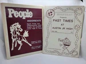 Set of 2 Stephen F. Austin Junior High Irving Texas Yearbook Annual 81 & 84 - Picture 1 of 10