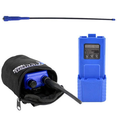 RH-5R Baofeng UV-5R Handheld Radio Long Range Upgrade Antenna, Bag, XL Battery - Image 1 of 4