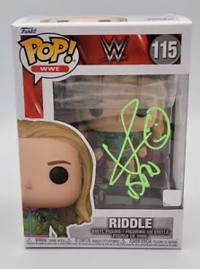 MATT RIDDLE WWE WRESTLING FIRMATO FUNKO POP COA - Foto 1 di 7