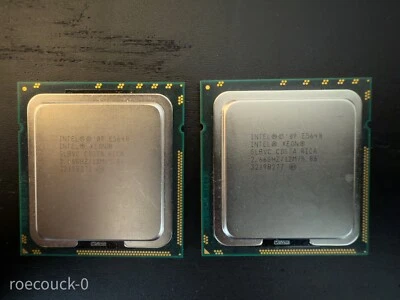 Intel XEON E5640 12M Cache, 2.66 GHz, 5.86 GT/s 4 core 8 thread CPU (2X) - Image 1 of 2